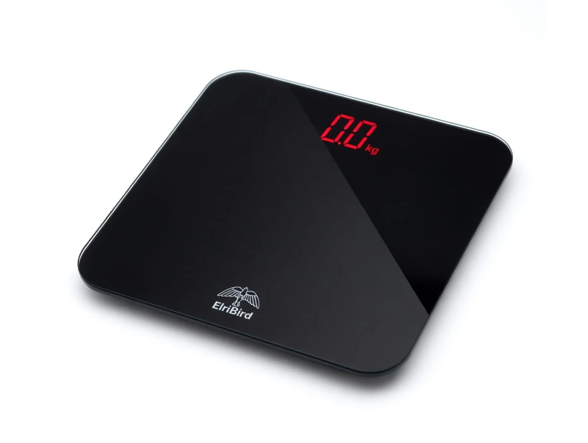 EBWS0002-ElriBird-Tempered-glass-body-weight-scale-machine Led Weight Scale - Image 1
