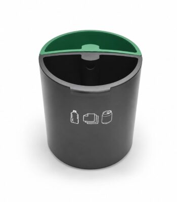 Recycle Round Sorting Bin -ElriBird Europe-EBWB0012 - ElriBird Europe EBWB0012 - HOTEL RECYCLE BIN WITH 2 COMPARTMENTS