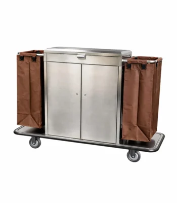 ElriBird Hotel Housekeeping Trolley Cart With Doors ebht0008 1200x1200 1