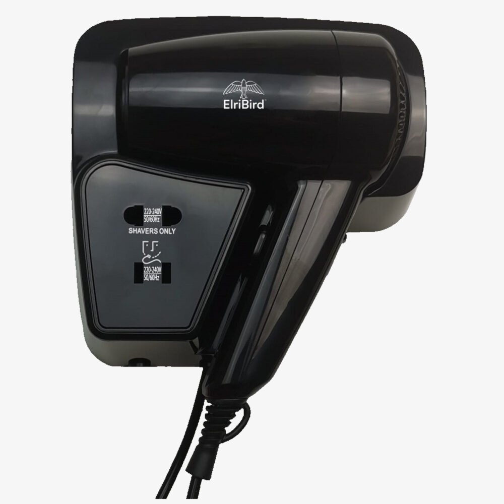 Hotel Wall Mounted Hair Dryer 1200W 1 Hotel Wall Mounted Hair Dryer -ElriBird Europe - EBHR0018