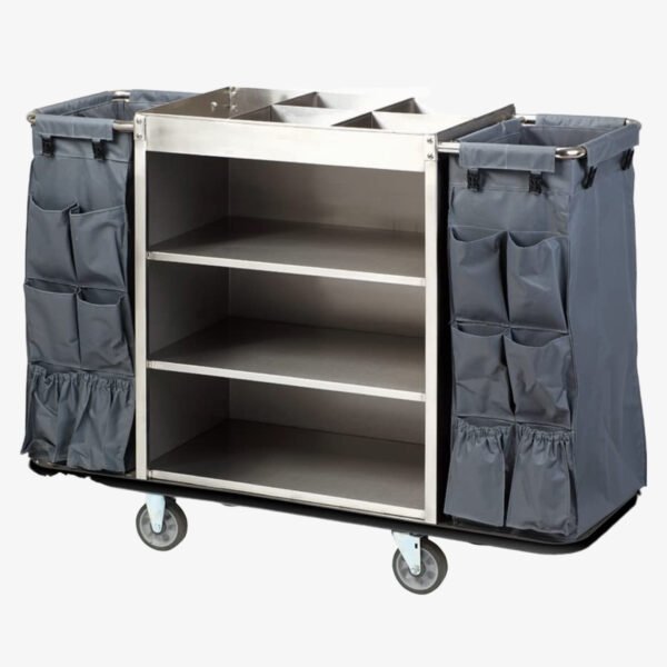 Stainless Steel Housekeeping Trolley-ElriBird Europe- EBHT004