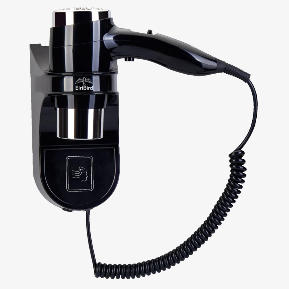 black-high-quality-hair-dryer-1600w-ebhr0008-ElriBird Europe