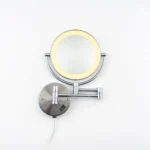 Wall Mounted LED Magnifying Mirror 5x Zoom