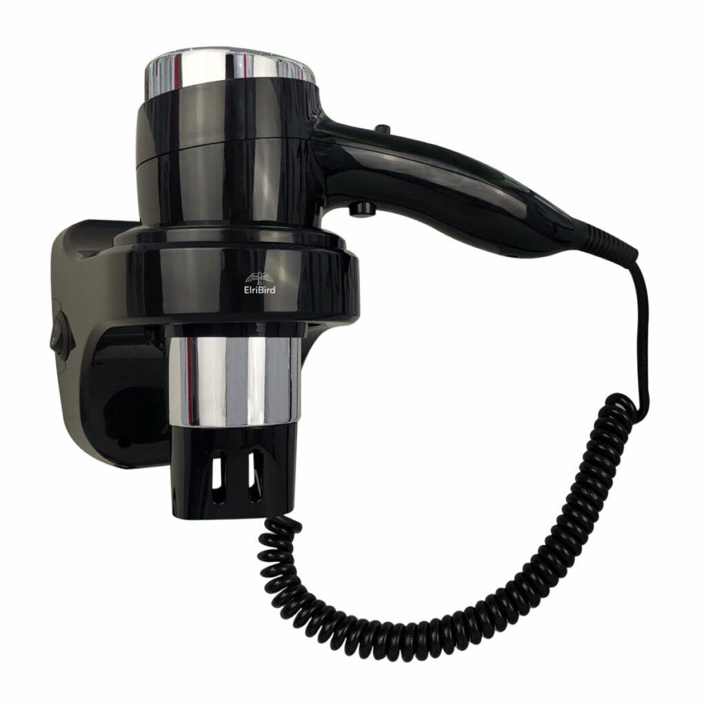 black-high-quality-hair-dryer-1600w-ebhr0008-ElriBird Europe