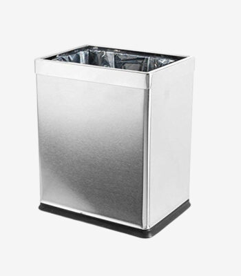 ElriBird 10L Stainless Steel Waste Paper Basket _ Modern Bin - ElriBird Europe Hotel Room Bin Manufacturer in Europe - EBWB0028