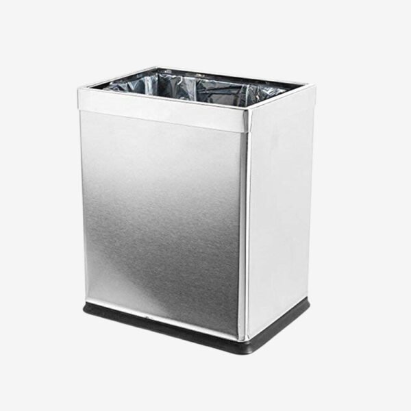 ElriBird 10L Stainless Steel Waste Paper Basket _ Modern Bin - ElriBird Europe Hotel Room Bin Manufacturer in Europe - EBWB0028