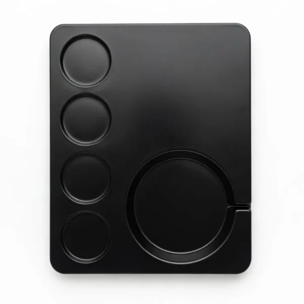 Melamine Welcome Tray for Guest Room- Black-Melamine-Hotel-Room-Kettle-Tray-at-BEST-1PRICES-ElriBird-EBKL0023