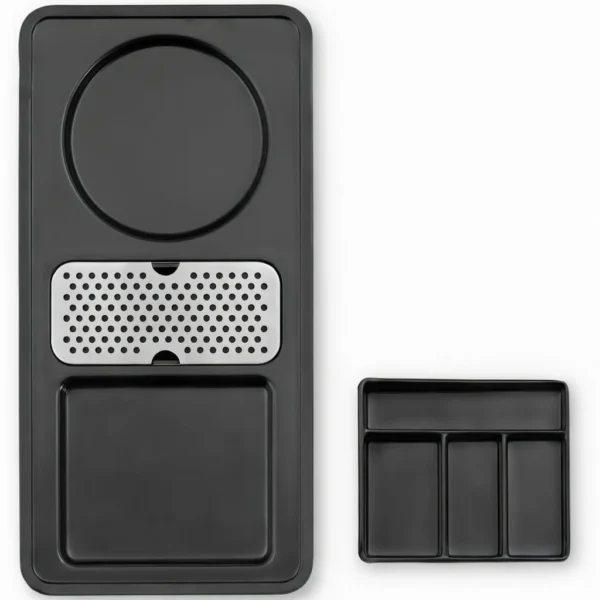 Hotel Room Tray for Kettles With Sachet Holder Black-Melamine-Hotel-Room-Kettle-Tray-elribird-hotel-kettle-tray-EBKL0020 (1)
