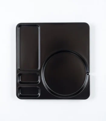Compact Tray for Guest Room- Compact-Black-Melamine-Hotel-Kettle-Tray-–-EBKL0022