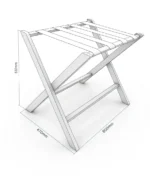 Stainless Steel Luggage Rack - Image 2