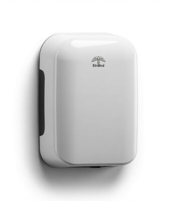 ElriBird Europe - Mini Jet ABS Hand Dryer Brushless Motor - HEAPA Filter -EBHD0004