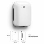 ElriBird Europe - Mini Jet ABS Hand Dryer Brushless Motor - HEAPA Filter-EBHD0004