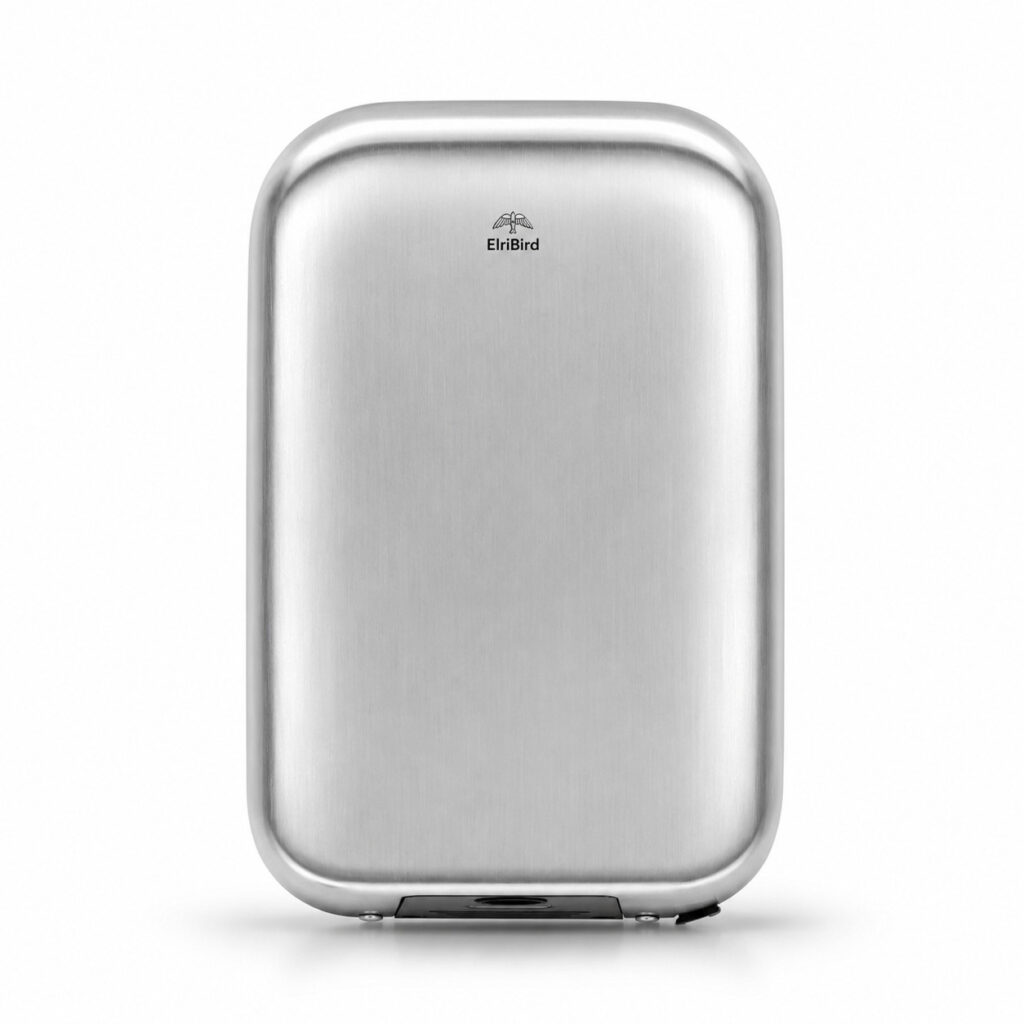 Stainless Steel Mini Jet Hand Dryer - ElriBird Hand Dryer Manufacturer in Europe - EBHD0006 -SS