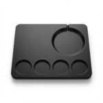 Welcome Courtesy Tray Melamine Welcome Tray for Guest Room- Black-Melamine-Hotel-Room-Kettle-Tray-at-BEST-1PRICES-ElriBird-EBKL0023