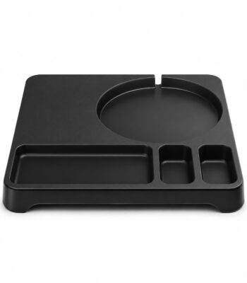 Compact Tray for Guest Room- Compact-Black-Melamine-Hotel-Kettle-Tray-–-EBKL0022