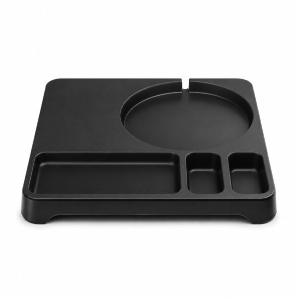 Compact Tray for Guest Room- Compact-Black-Melamine-Hotel-Kettle-Tray-–-EBKL0022